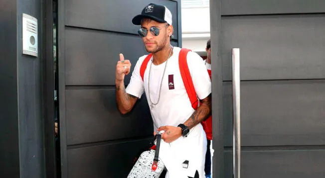 Neymar se encuentra en Barcelona a poco de culminar la temporada en Francia