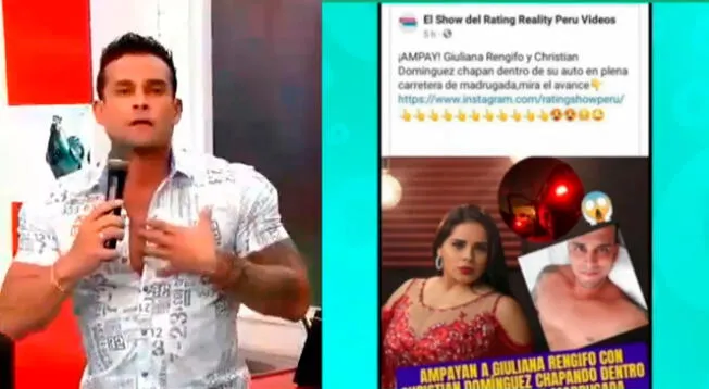 ¿Christian Domínguez fue 'ampayado' nuevamente?: difunden supuestas imágenes en redes sociales.