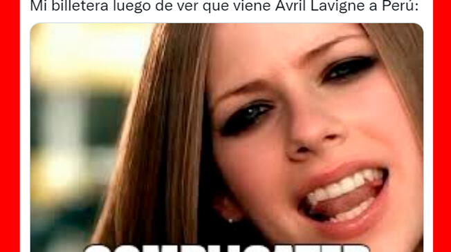 Meme uso famosa canción de Avril Lavigne para describir la situación de su