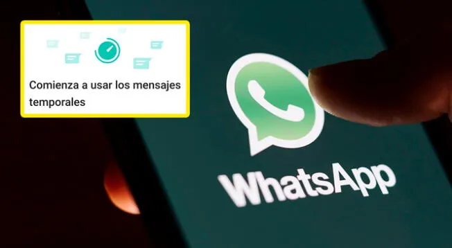 WhatsApp alista una nueva función sobre mensajes temporales.