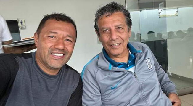 Roberto Palacios y César Cueto se encontraron en La Videna
