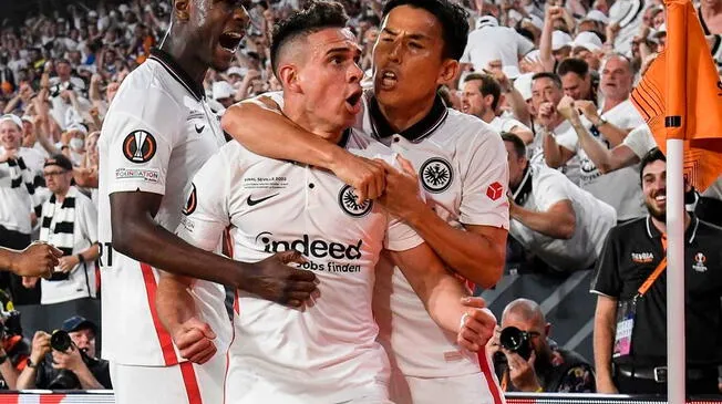 Eintracht Frankfurt campeón de la Europa League 2022 tras vencer por penales a Rangers.