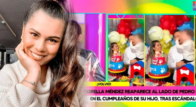 Fiorella Méndez reaparece al lado de Pedro Loli, por el cumpleaños de su hijo