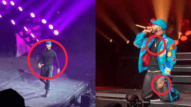 Anuel se hace viral tras quitarse sus joyas antes de bajar del escenario y estar con sus fans