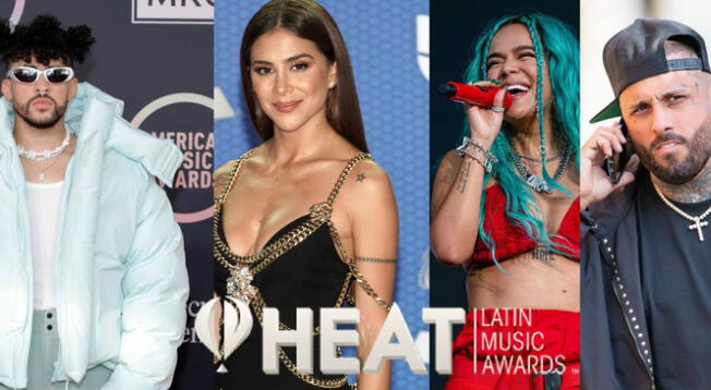 ¿Quién es el artista con más nominaciones en los premios Heat 2022?