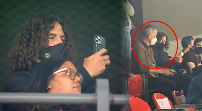 Carles Puyol se encuentra en el Estadio Monumental
