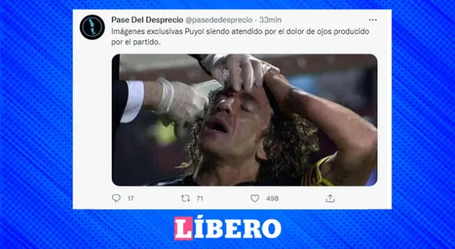 ¿Habrá disfrutado el partido? Carlos Puyol ha presenciado la Liga 1 ¿Habrá disfrutado el partido? Carlos Puyol ha presenciado la Liga 1