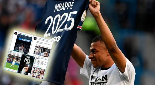 Jugadores del Real Madrid reaccionaron tras renovación de Mbappé con el PSG