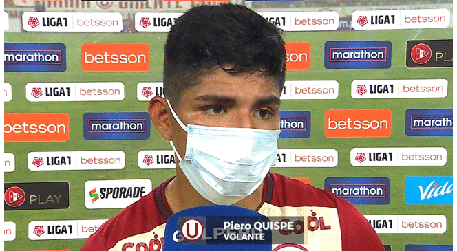 Piero Quispe se refirió al empate entre la 'U' y Cristal.