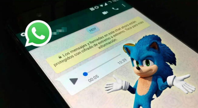 WhatsApp: ¿Cómo enviar audios con la voz de 'Sonic' sin instalar ninguna aplicación?