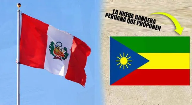 Congresista presenta propuesta para cambiar la bandera nacional del Perú