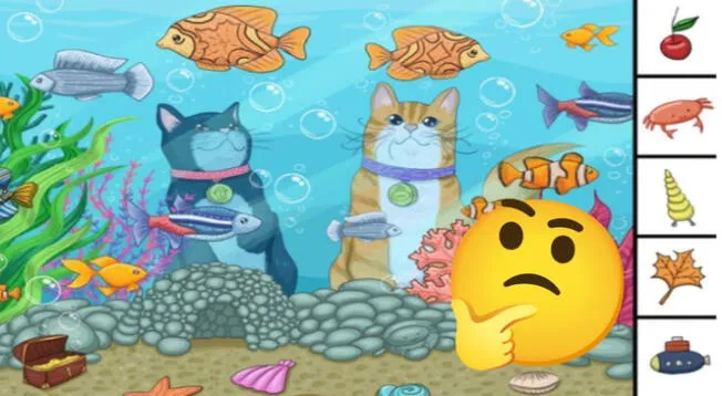 Acertijo visual: encuentra los 5 objetos bajo las profundidades del mar en sólo 10 segundos Acertijo visual: encuentra los 5 objetos bajo las profundidades del mar en sólo 10 segundos
