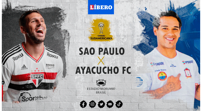 El Morumbí albergará el cruce entre Ayacucho FC y Sao Paulo.