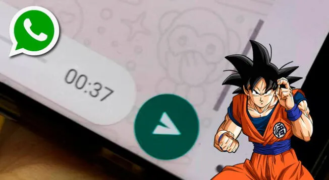 WhatsApp: sencillo truco te permitirá enviar audios con la voz de Goku a todos tus contactos