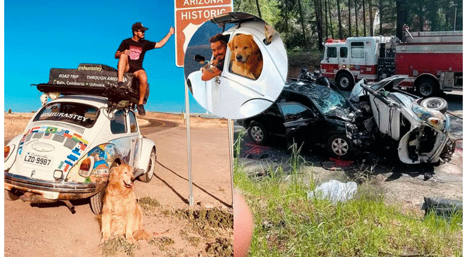 Jesse Koz y su perro Shurastey llegaron a conocer 19 países en su travesía a Alaska. Jesse Koz y su perro Shurastey llegaron a conocer 19 países en su travesía a Alaska.