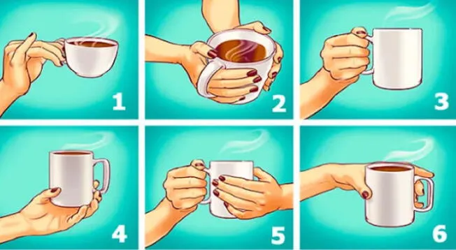 La forma en que agarras una taza revelará detalles más brillantes de tu personalidad
