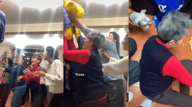 TikTok: Familia se 'pelea' por piñata