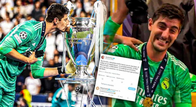 Thibaut Courtois y el mensaje a periodista de ESPN que criticó a Real Madrid