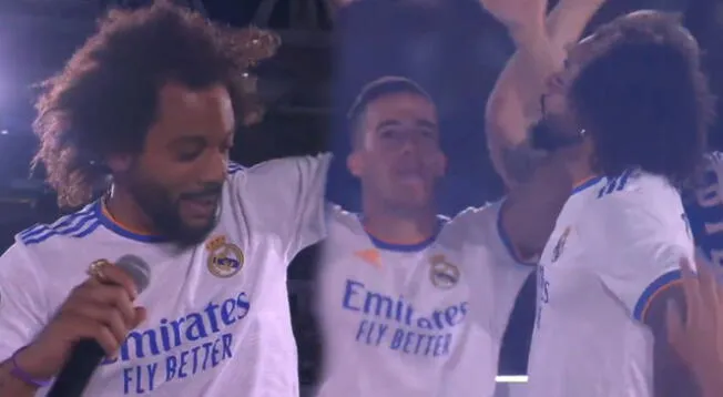 Marcelo se despidió en el Santiago Bernabéu ante la afición del Real Madrid