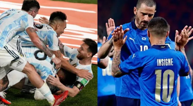 Messi e Insigne liderarán a Argentina e Italia en la Finalissima 2022.
