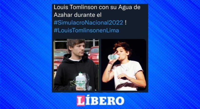 Louis Tomlinson fue protagonista de diferentes memes durante la alerta del SISMATE