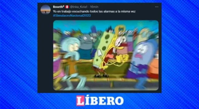 El simulacro nacional con la alarma del SISMATE se volvió tendencia en Twitter