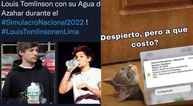 Simulacro 2022: revisa los mejores memes del SISMATE en redes sociales