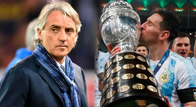 Roberto Mancini, DT de Italia, se refirió a Argentina y alabó a Lionel Messi.