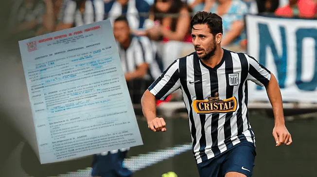 Alianza Lima: ponen a la venta supuesto contrato con Claudio Pizarro en 1998