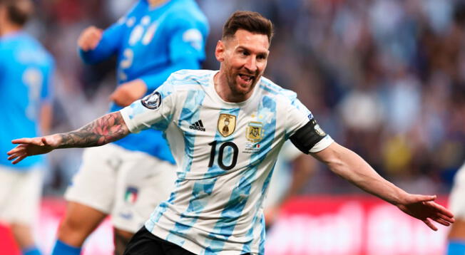 Lionel Messi fue elegido como mejor jugador de la Finalissima 2022