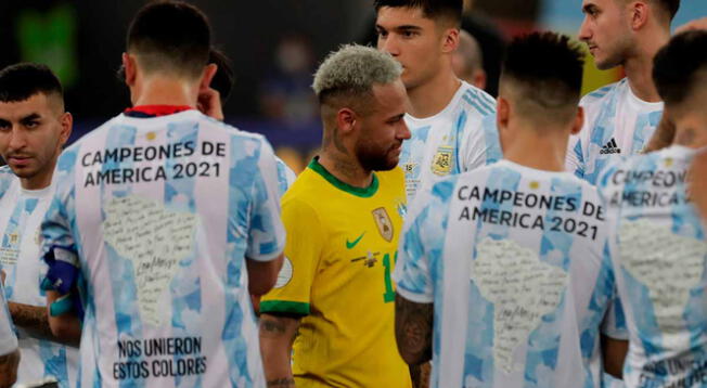 Neymar Jr minimizó triunfo de Argentina sobre Italia