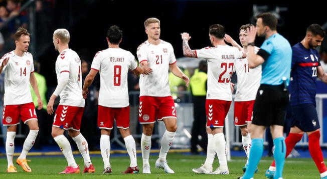 Dinamarca ganó 2-1 a Francia por la UEFA Nations League
