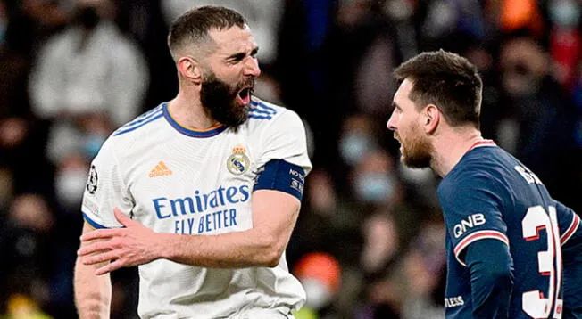 Benzema agradeció a Lionel Messi por los elogios