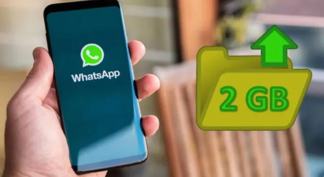 WhatsApp: app ya permite enviar archivos de hasta 2GB en IOS y Android