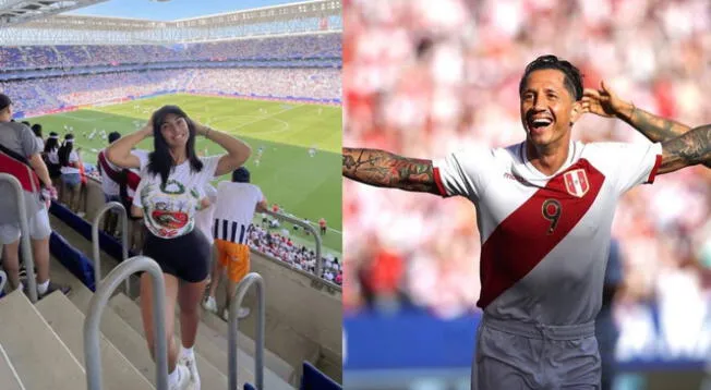 Vania Bludau envío mensaje para Gianluca Lapadula tras ver el Perú vs Nueva Zelanda en el estadio.