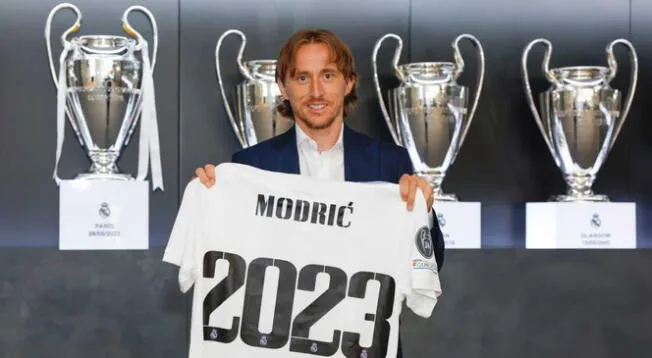 Luka Modric mandó un mensaje a través de sus redes tras renovar con Madrid.