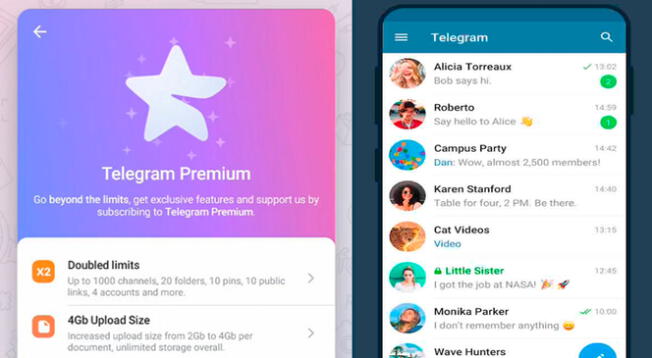 Telegram Premium: cuánto costará, cuándo llega y qué beneficios tendrá el ‘exclusivo’ servicio de mensajería
