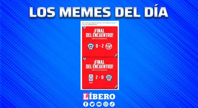 Este 'cruel' meme le recuerda a Chile su pelea en el TAS por llegar al Mundial. Este 'cruel' meme le recuerda a Chile su pelea en el TAS por llegar al Mundial.