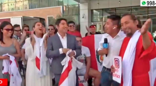 El famoso hincha de la Selección Peruana ya está en Qatar para el repechaje.