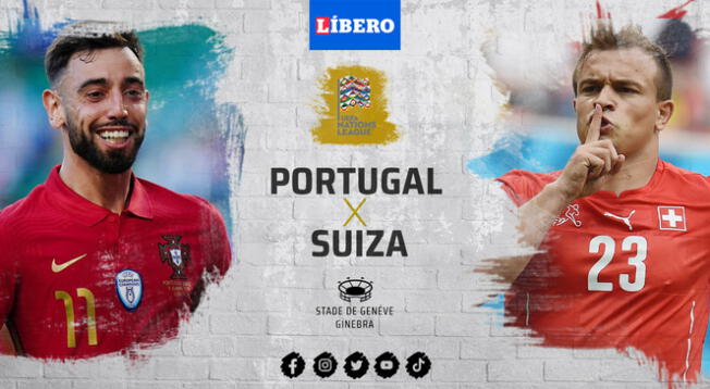 Portugal vs. Suiza jugarán por la UEFA Nations League