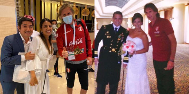 ¡Como aquel 2017! Ricardo Gareca volvió a posar con una novia, pero esta vez en Qatar