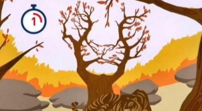 ¿Árbol o tigre? Responde el increíble test visual que revela si eres valiente