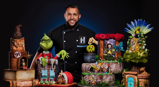 Henderson González Nava es un experto en preparar fantásticos pasteles.