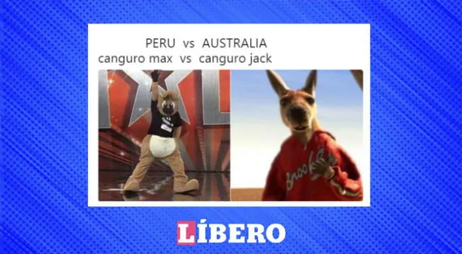 Las comparaciones entre personajes más populares hacen relación al partido entre Perú y Auistralia.