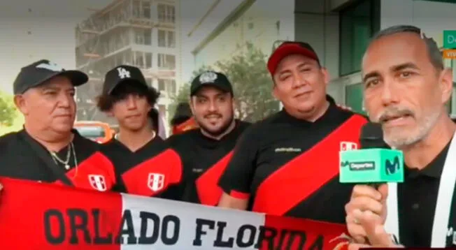 Familia peruana viaja desde Estados Unidos para  disfrutar el partido de la 'Bicolor'.