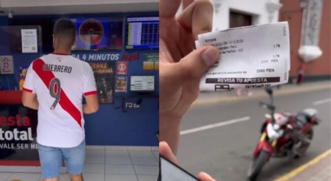 ¡La fe! Hincha peruano apostó 2 mil soles a favor de Perú ante Australia - VIDEO