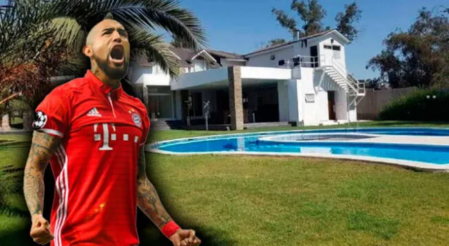 Conoce más de la mansión de Arturo Vidal que cuenta con lujos millonarios