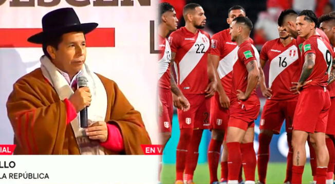 Pedro Castillo envió mensaje de aliento a la selección peruana tras caer ante Australia