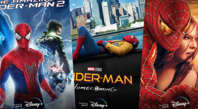 ¡El hombre araña en Disney+! : Cintas de Spider-Man aterrizarán muy pronto en la plataforma