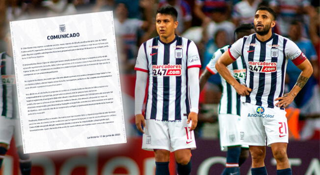 Alianza Lima se manifestó por la decisión de la Liga 1
